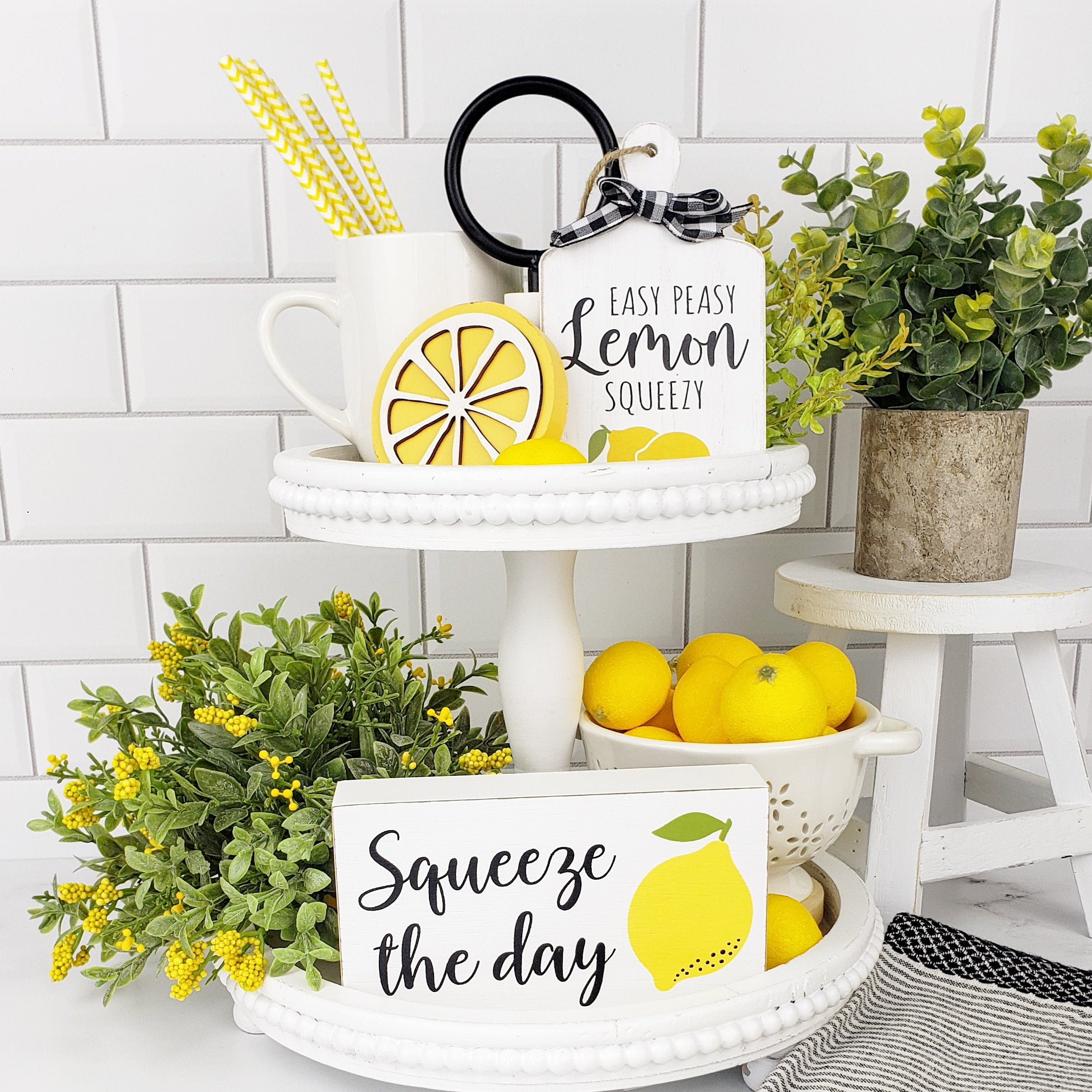 Rae Dunn Lemonade Decor Set 2024