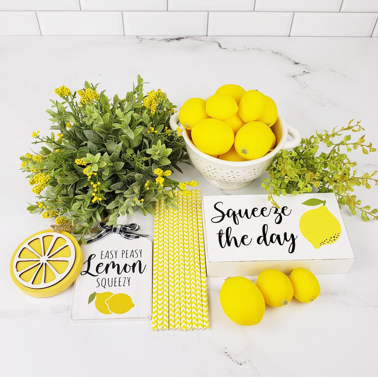 Deluxe Lemon Décor Set