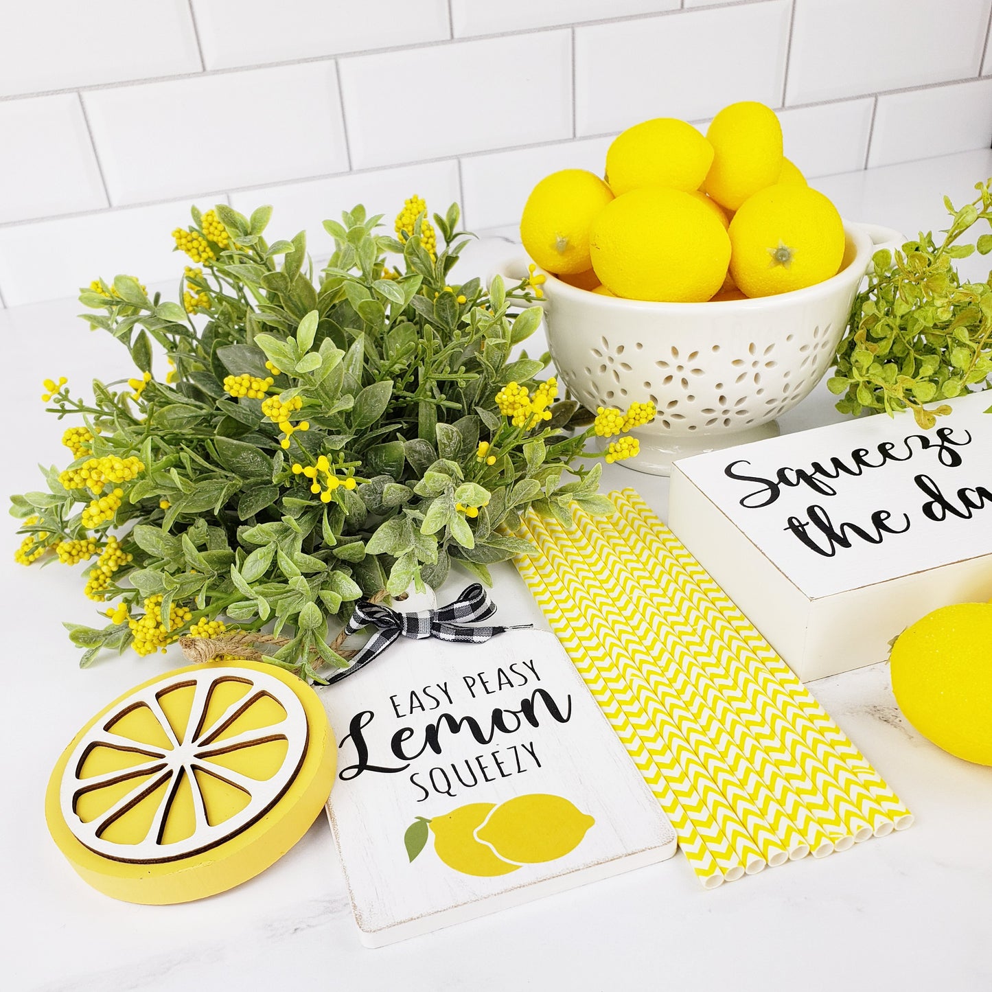 Deluxe Lemon Décor Set