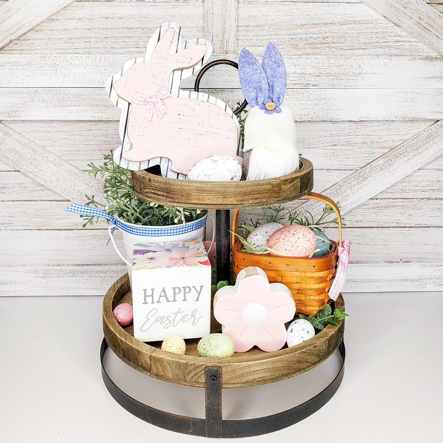 Easter Cube Tiered Tray Set