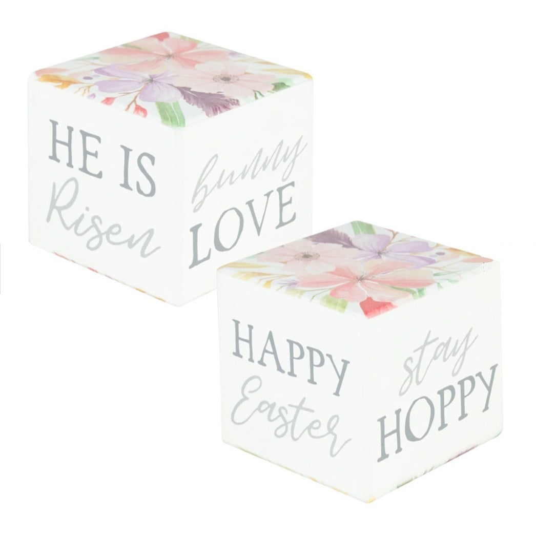 Easter Cube Tiered Tray Set